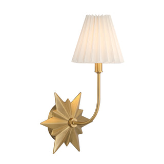 Crestwood 1-Light Wall Sconce in Warm Brass