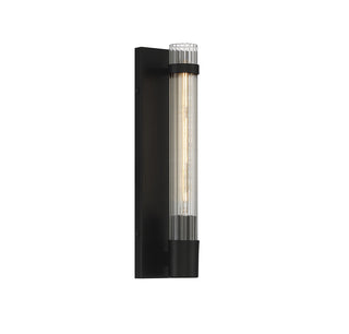 Willmar 1-Light Wall Sconce in Matte Black