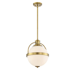 Westbourne 1-Light Pendant in Warm Brass