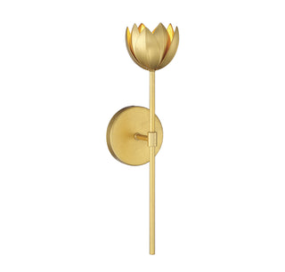 1-Light LED Wall Sconce in True Gold