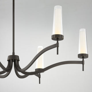 Butler 6-Light Chandelier in Mediterranean Bronze