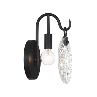 Addison 1-Light Wall Sconce in Matte Black