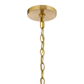 Ashbury 5-Light Chandelier in Warm Brass