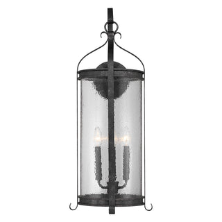 Preston 4-Light Outdoor Wall Lantern in Iron Oxide
