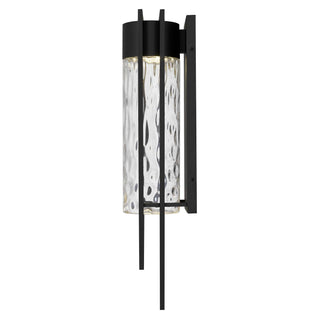 2 Step Wall Sconce  Sand Black