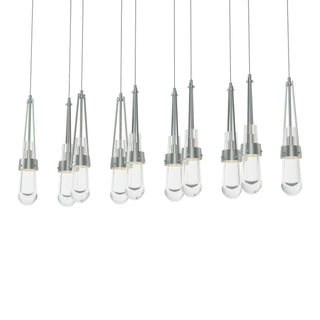Link 10-Light Clear Glass Pendant