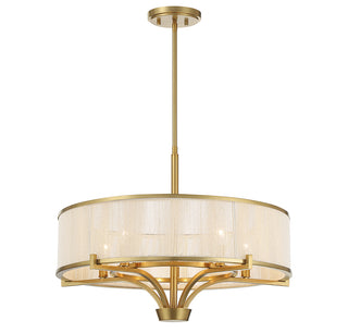 Wynwood 5-Light Chandelier in Warm Brass