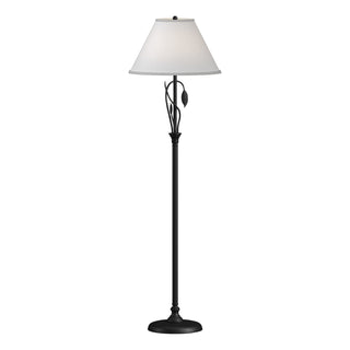 Forged Leaves and Vase Floor Lamp