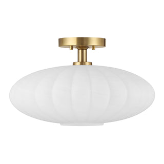 1-Light Ceiling Light in Natural Brass