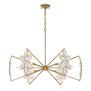 Marbella 6-Light Chandelier in Gold Shimmer by Breegan Jane