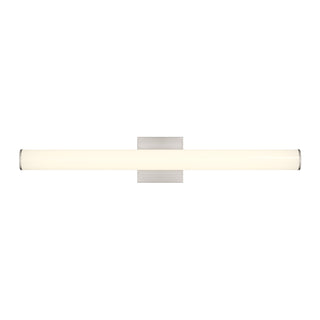 Colt 30" Contemporary LED Cylinder Vanity Light in Satin Nickel