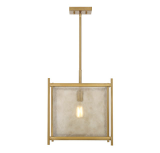Jacobs 1-Light Pendant in Warm Brass