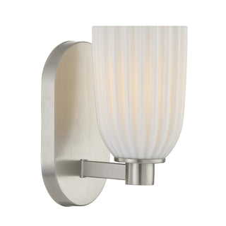 Baldwin 1-Light Wall Wall Sconce in Satin Nickel