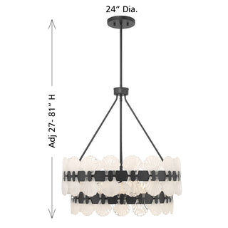 Bancroft 5-Light Chandelier in Matte Black