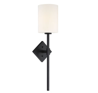 Destin 1-Light Wall Sconce in Matte Black