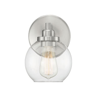 Carson 1-Light Wall Sconce in Satin Nickel