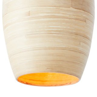 Jean 1-Light Pendant in Natural Bamboo
