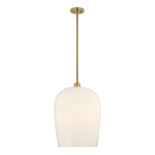 Livingston 1-Light Pendant in Warm Brass