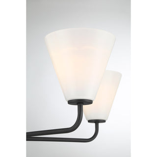 Blair 5-Light Chandelier in Matte Black