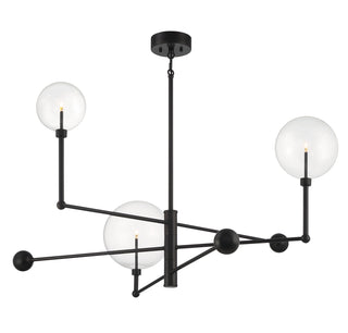 3-Light Chandelier in English Bronze