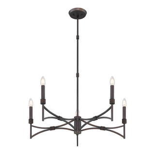 Gardner 5-Light Chandelier in Champagne Mist