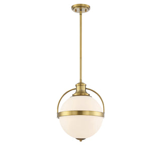 Westbourne 1-Light Pendant in Warm Brass