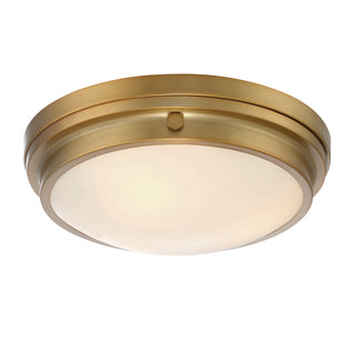 Lucerne 3-Light Ceiling Light in Warm Brass