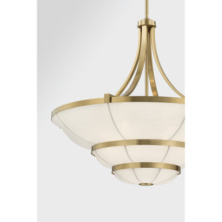 Constantine 4-Light Chandelier in Warm Brass
