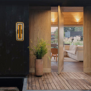 Panels Wall Sconce  Dark Bronze