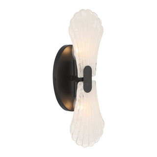 Bancroft 2-Light Wall Sconce in Matte Black