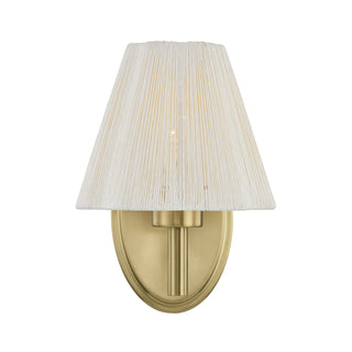 Rosa 1-Light Wall Sconce in Noble Brass by Breegan Jane