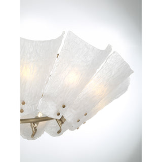Celina 12-Light Fan D'Lier in Noble Brass