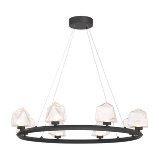 Castello 8-Light Chandelier in Matte Black