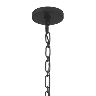 Pierson 8-Light Chandelier in Black Cashmere and True Gold