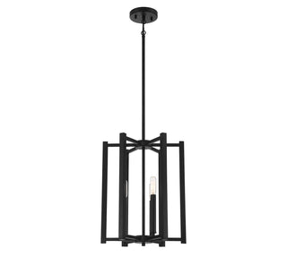 Benson 3-Light Pendant in Matte Black