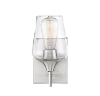 Octave 1-Light Wall Sconce in Satin Nickel