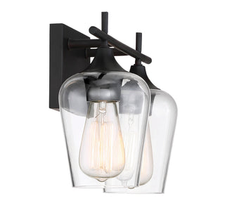 Octave 2-Light Bathroom Vanity Light in English Bronze