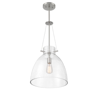 Foster 1-Light Pendant in Satin Nickel