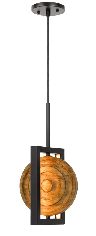 Fano Integrated Dimmable Led Wood/Metal Mini Pendant Fixture. 16W, 1280 Lumen. 3000K