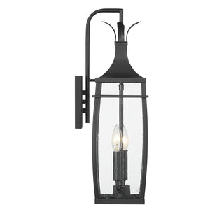 Montpelier 2-Light Outdoor Wall Lantern in Matte Black