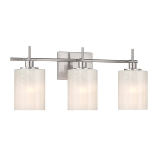 3-Light Bathroom Vanity Light in Brushed Nickel