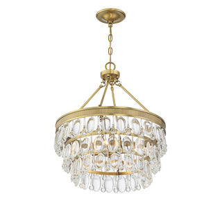 Windham 4-Light Pendant in Warm Brass