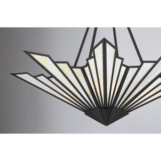 Rivage 4-Light Pendant in Matte Black