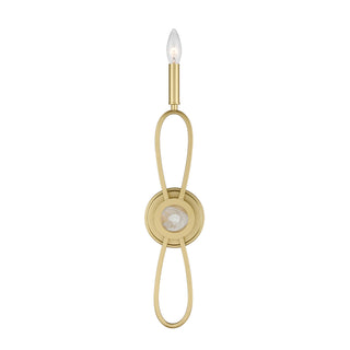 Minette 1-Light Wall Sconce in Spun Gold