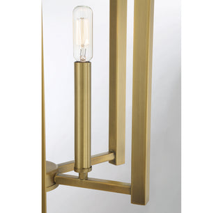 Benson 5-Light Pendant in Warm Brass