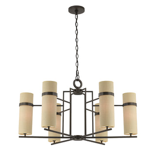 Weston 6-Light Chandelier in Mediterranean Bronze by Dann Foley