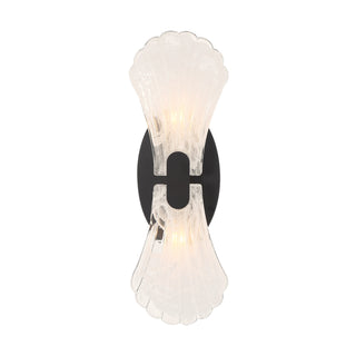 Bancroft 2-Light Wall Sconce in Matte Black