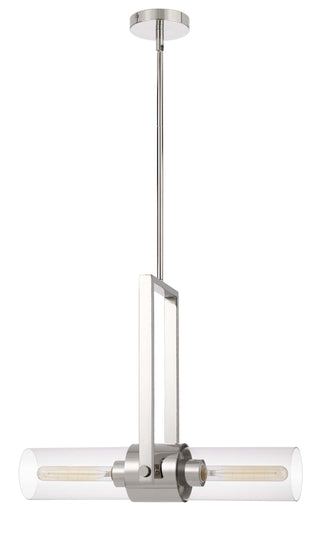 60W Redmond Metal Pendant With Clear Glass Shade