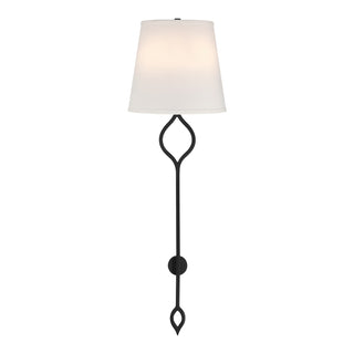 Roxbury 2-Light Wall Sconce in Matte Black