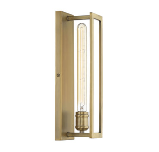 Clifton 1-Light Wall Sconce in Warm Brass
